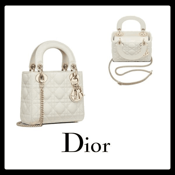 【Dior】 直営店買付・国内発送  LADY DIOR レディーディオール ミニ ハンドバッグ