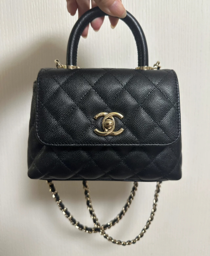 CHANEL《Newサイズ希少》シャネル ココハンドル 14.5