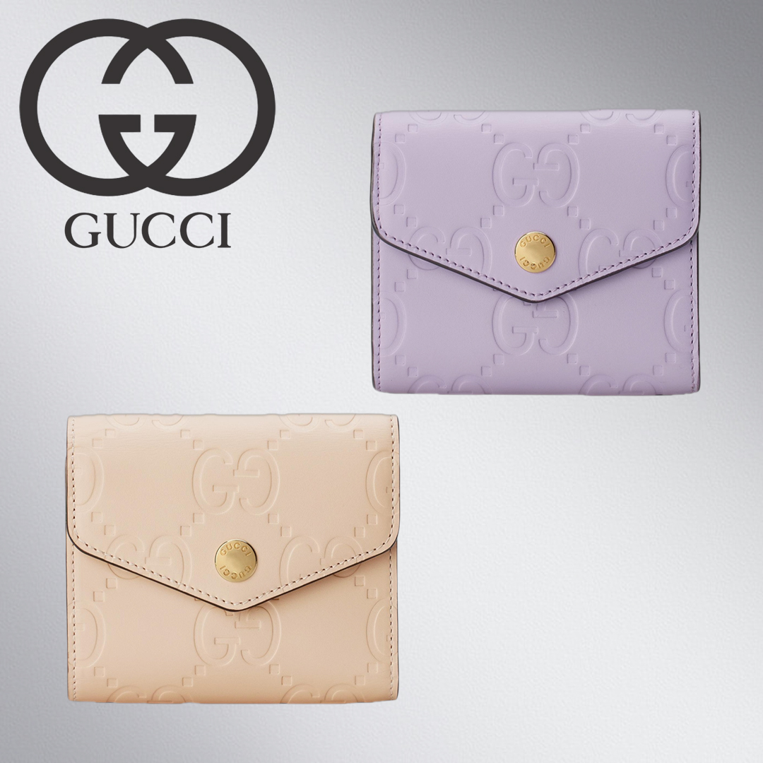 国内即発【GUCCI】GG ミディアム ウォレット 三つ折り 可愛い