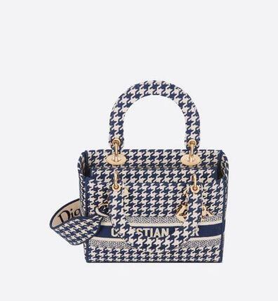 DIOR レディ D-ライト バッグ M 千鳥格子 CD 送料込み 限定