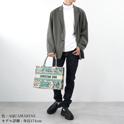 Dior ディオール ブックトート バッグ ミディアム M1296ZEGO
