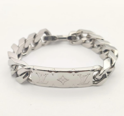 国内即発 Louis Vuitton LV チェーンブレスレット モノブラム