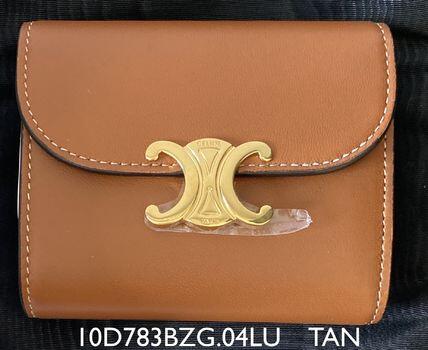 CELINE【入手困難】可愛い ★TRIOMPHE SMALL FLAP WALLET★ 全色