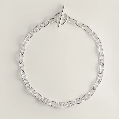 【人気オシャレ】■HERMES シェーヌダンクル ネックレス GM