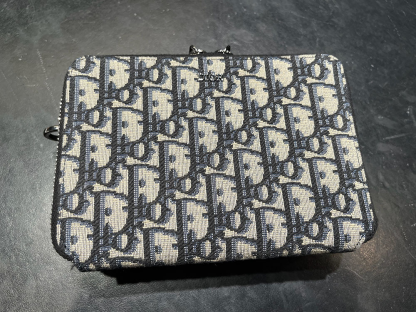 【ディオール】オブリークジャカード ショルダーバッグ 国内直営