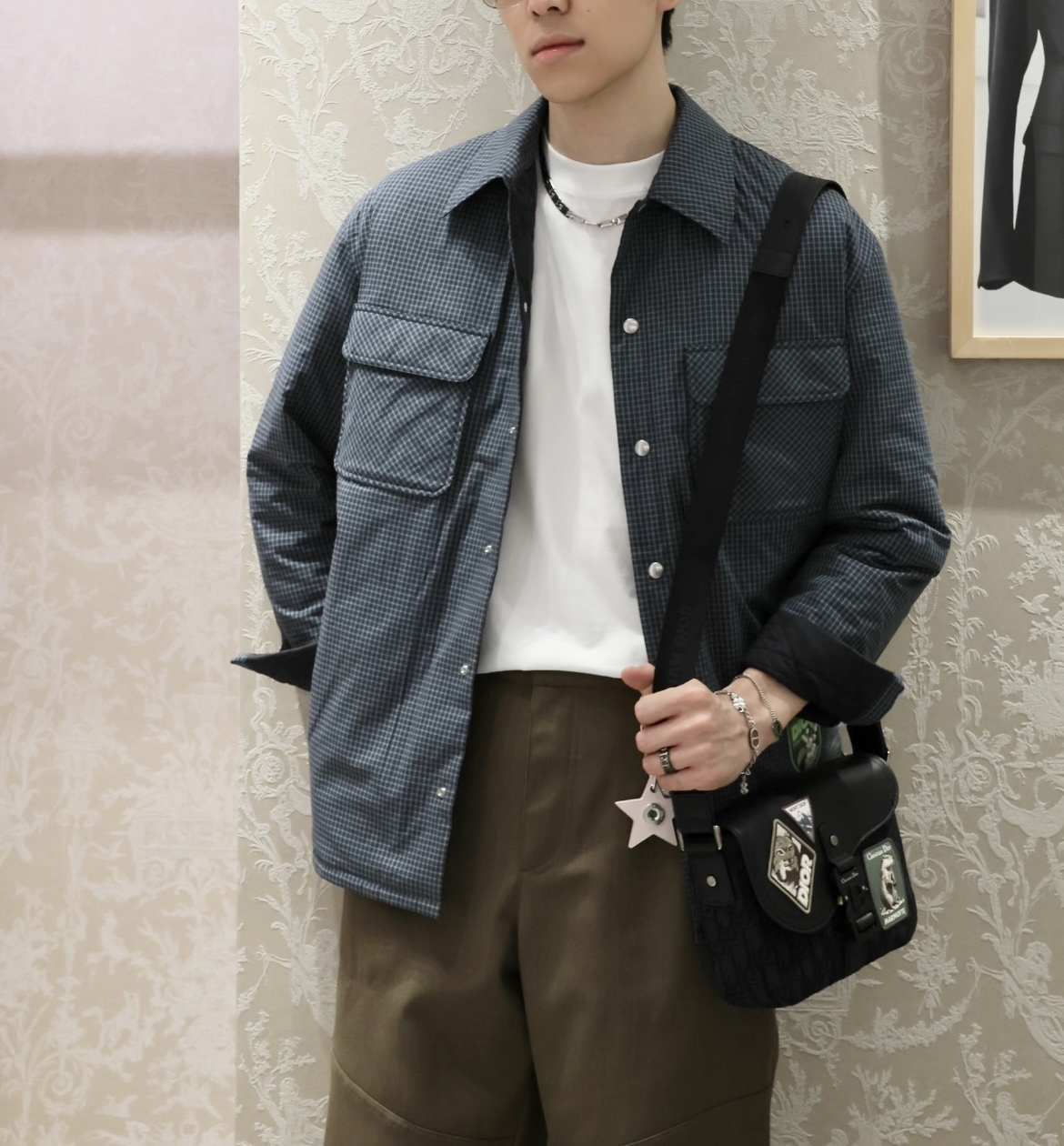 【モダンでコンパクト♪】ディオール★メッセンジャーバッグ