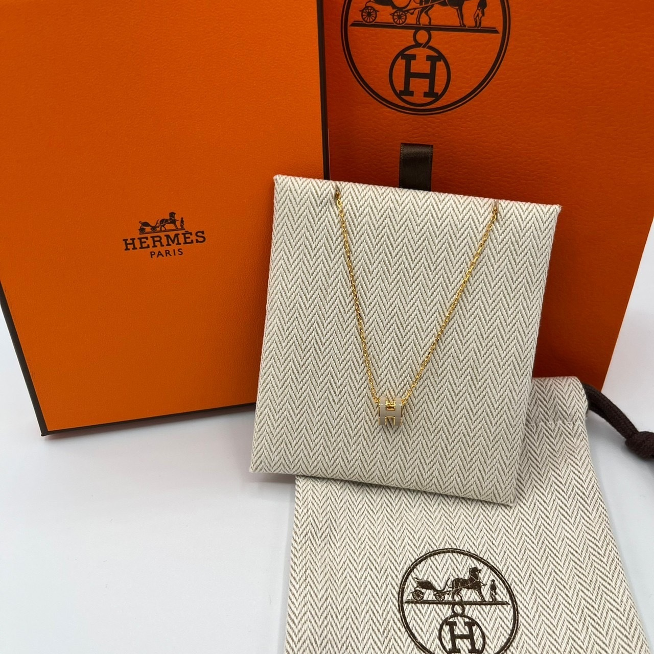 【手元に在庫あり】即日発送 エルメス ペンダント ミニポップ H