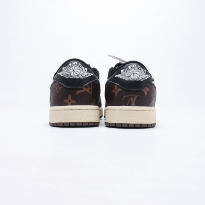 【日本未入荷】Louis Vuitton x Travis Scott x Nike Air Jordan 1 Low OG SP"Damier Azur/LV Monogram"【正規品】[代金引換]