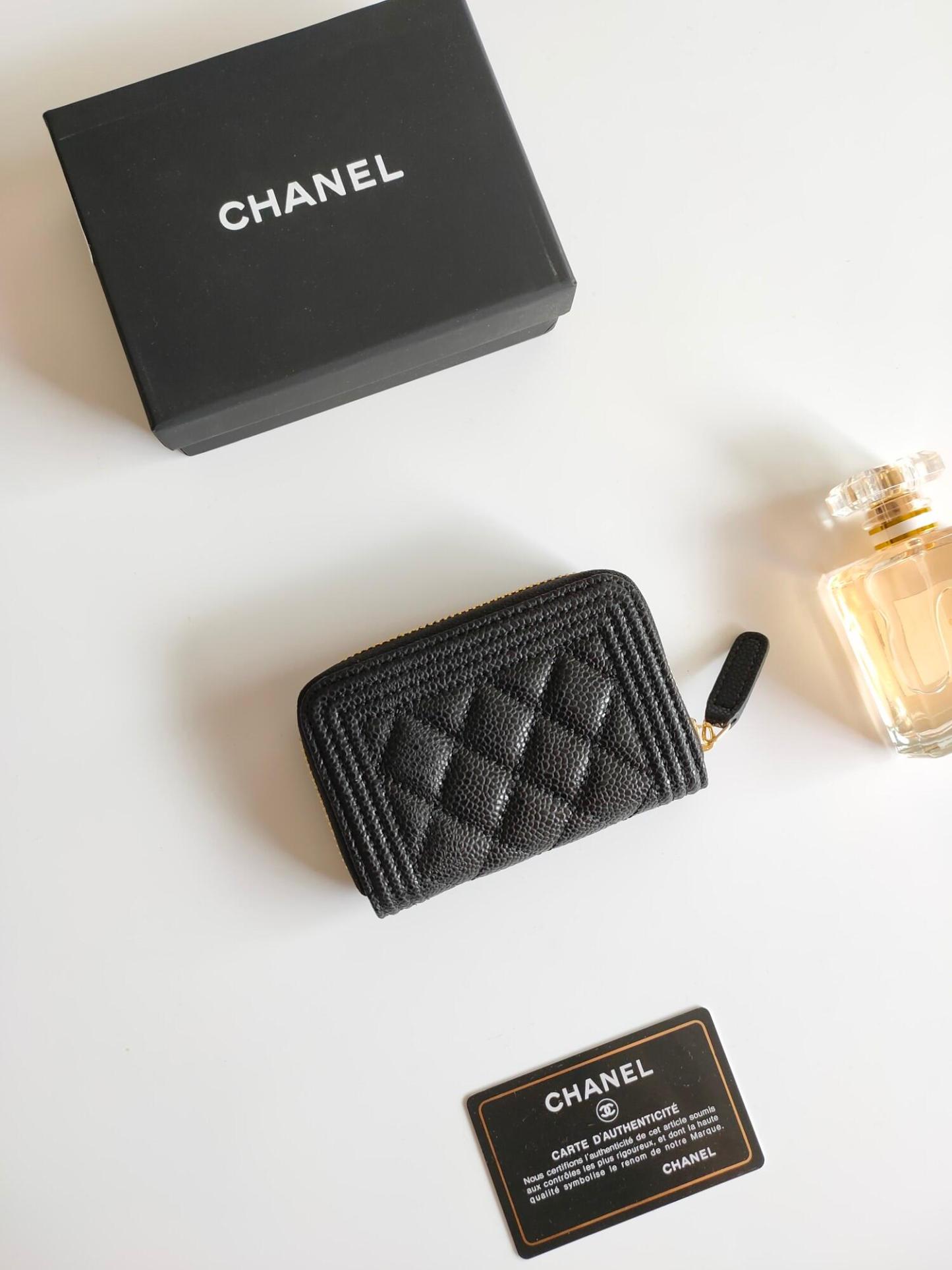 CHANEL☆BOY CHANEL ジップ ウォレット