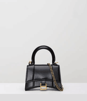 関税負担なし☆BALENCIAGA HOURGLASS ミニ TOP HANDLE バッグ