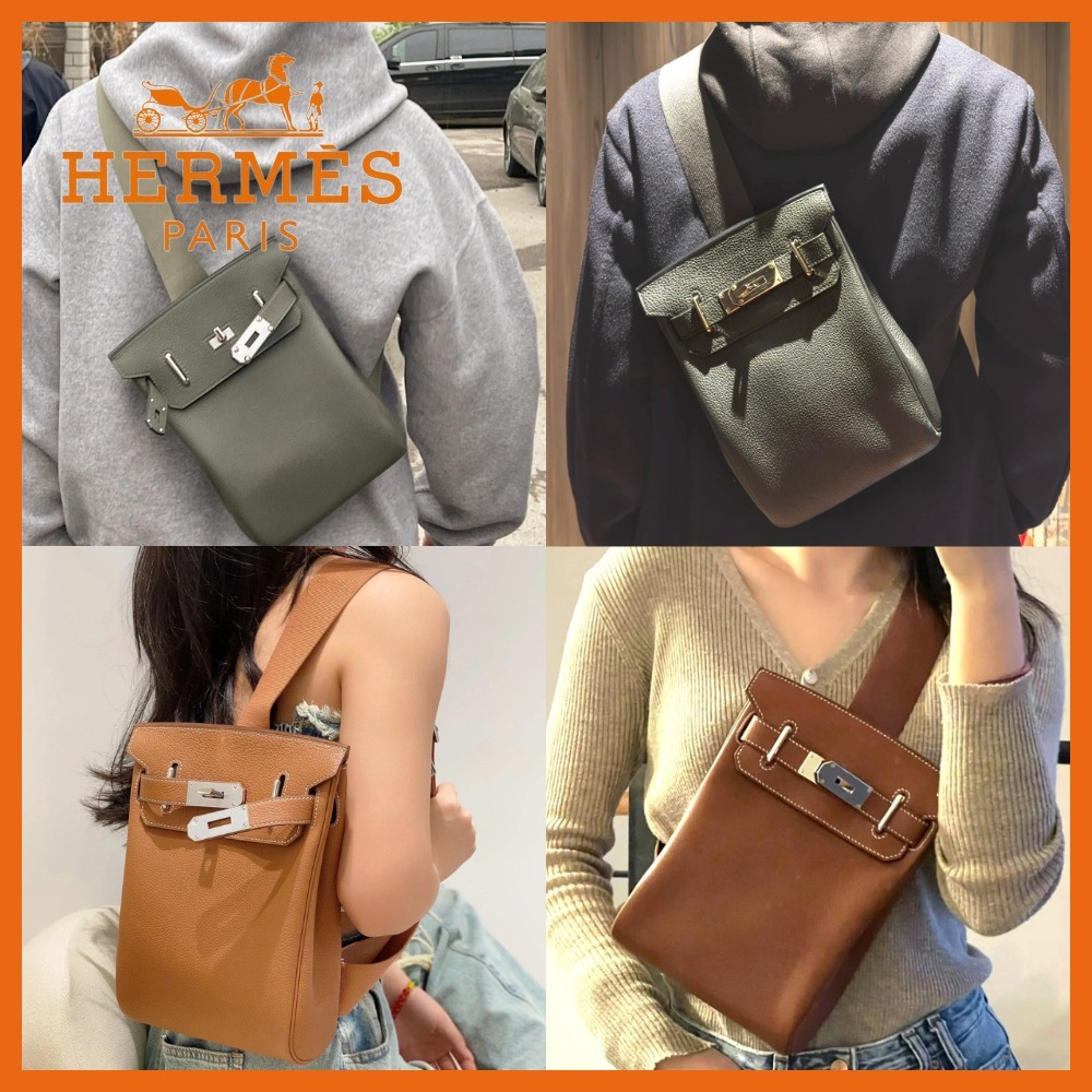 【入手困難◆高級レザー♪】HERMES Hac a Dos アッカド バッグ