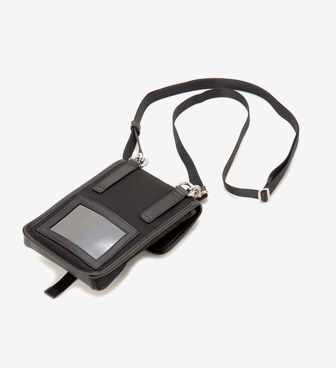 送料関税込☆PRADA leather smartphone case☆ショルダーバッグ