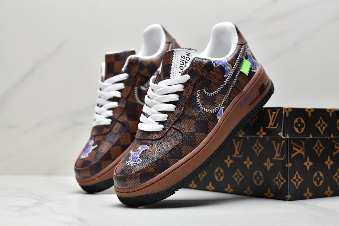 【新商品発売】【今年の新商品】Nike’s Louis Vuitton Air Force 1Xナイキエアフォース1 【本物保証】【代金引換】