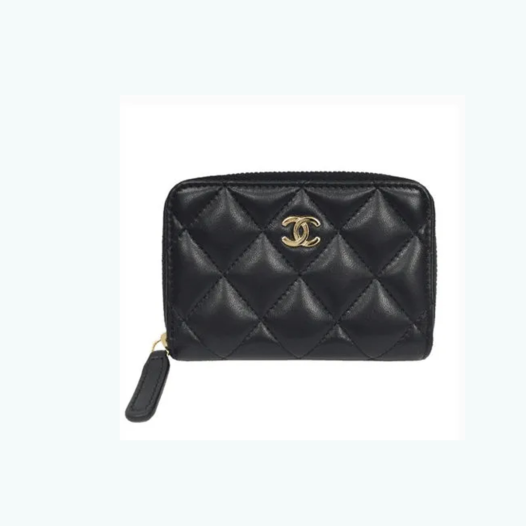 すぐ届く！CHANELクラシックジップコインパース☆素材金具各種