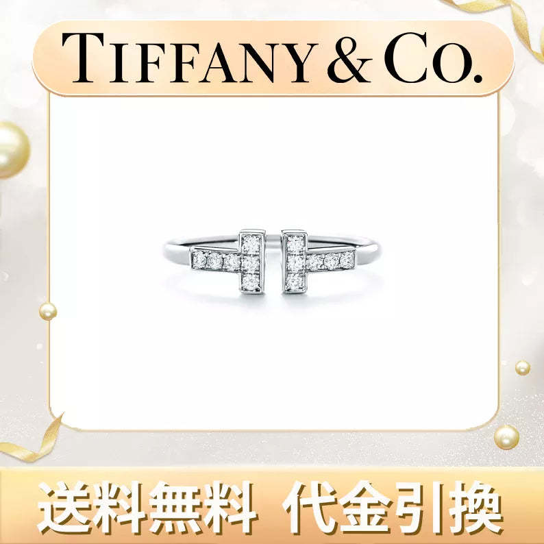 【tiffany】ダイヤモンド ワイヤー リング
