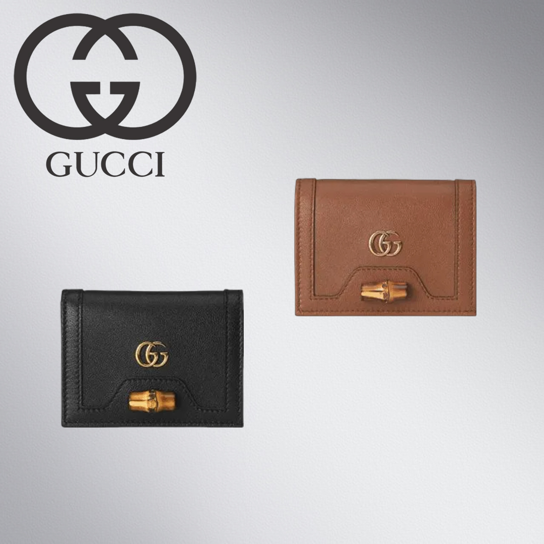 【Gucci】バンブー付き カードケース ウォレット