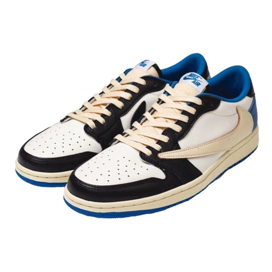 【海外スタッフより直送・正規品保証！日本未発売モデル】Travis Scott x fragment Design x Air Jordan 1 Low DM7866-140【送料無料 代金引換】