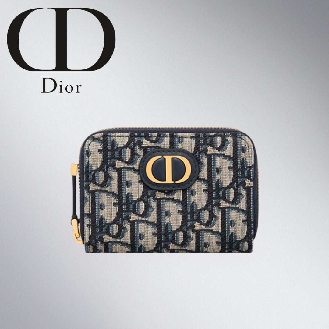 直営店買付ディオール カロ コンパクト折りたたみ財布ウォレット
