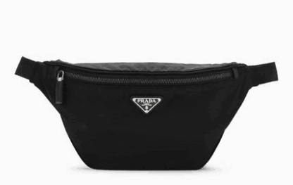 PRADA★ブラック リナイロン ベルトバッグ★関税込み