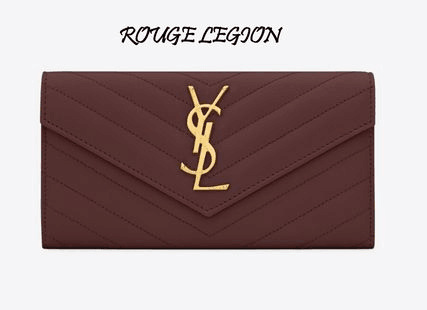 【Saint Laurent】定番！モノグラム キルティングレザー 長財布