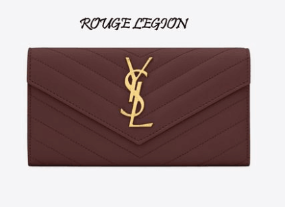【Saint Laurent】定番！モノグラム キルティングレザー 長財布