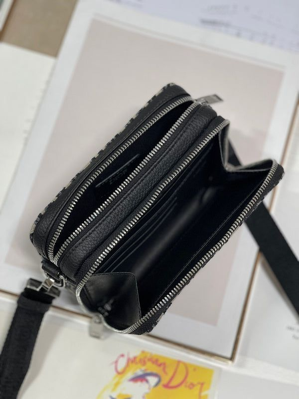 【ディオール】オブリークジャカード ショルダーバッグ 国内直営