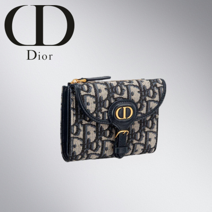 ２３夏新作》DIOR BOBBY ミニ バイフォールドウォレット