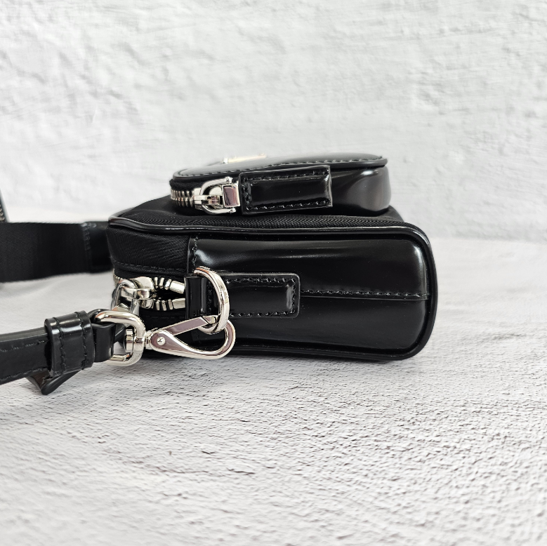 ★関税込★PRADA★Re-Nylon ブラッシュドレザークロスバッグ★