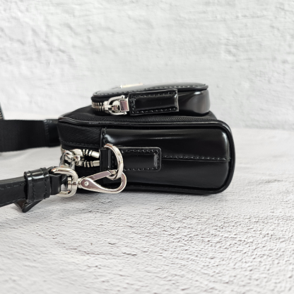 ★関税込★PRADA★Re-Nylon ブラッシュドレザークロスバッグ★