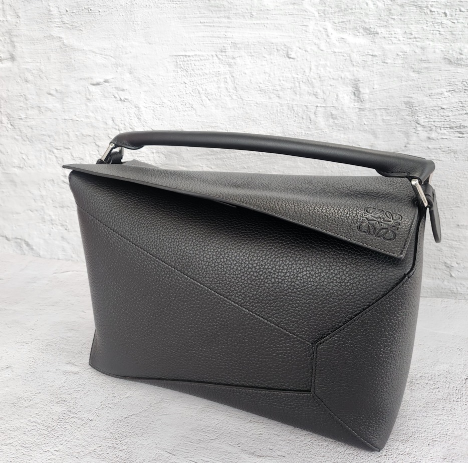 ★送料・関税込★LOEWE★ロエベ ロゴ ラージ パズルバッグ★BK