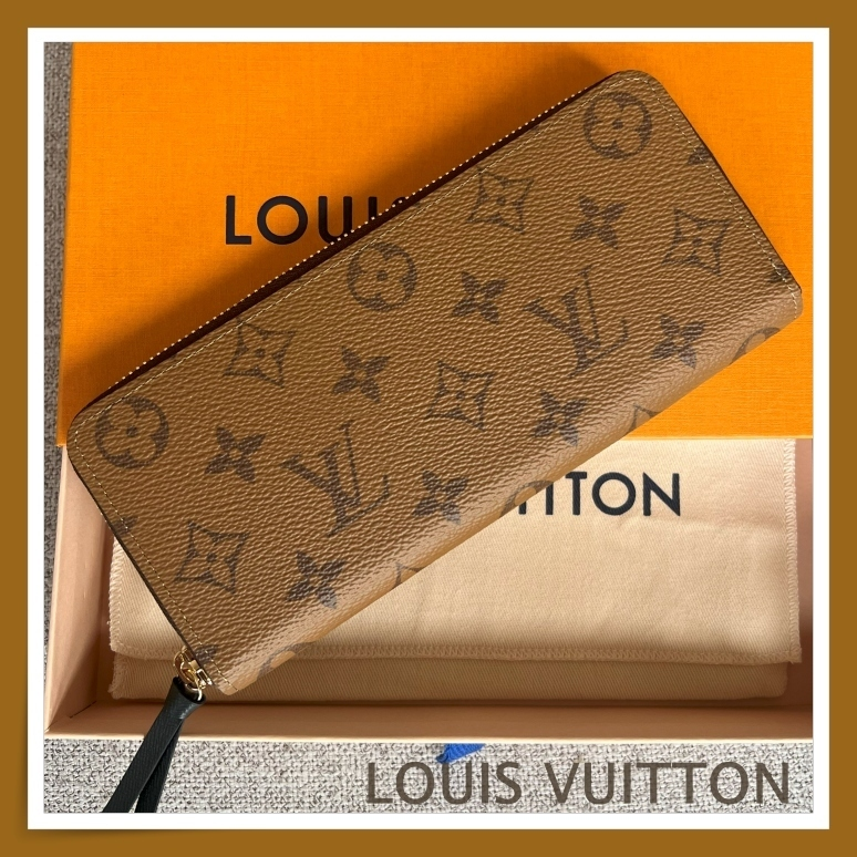 【LOUIS VUITTON】シンプル薄型モデル☆人気 クレマンス 長財布