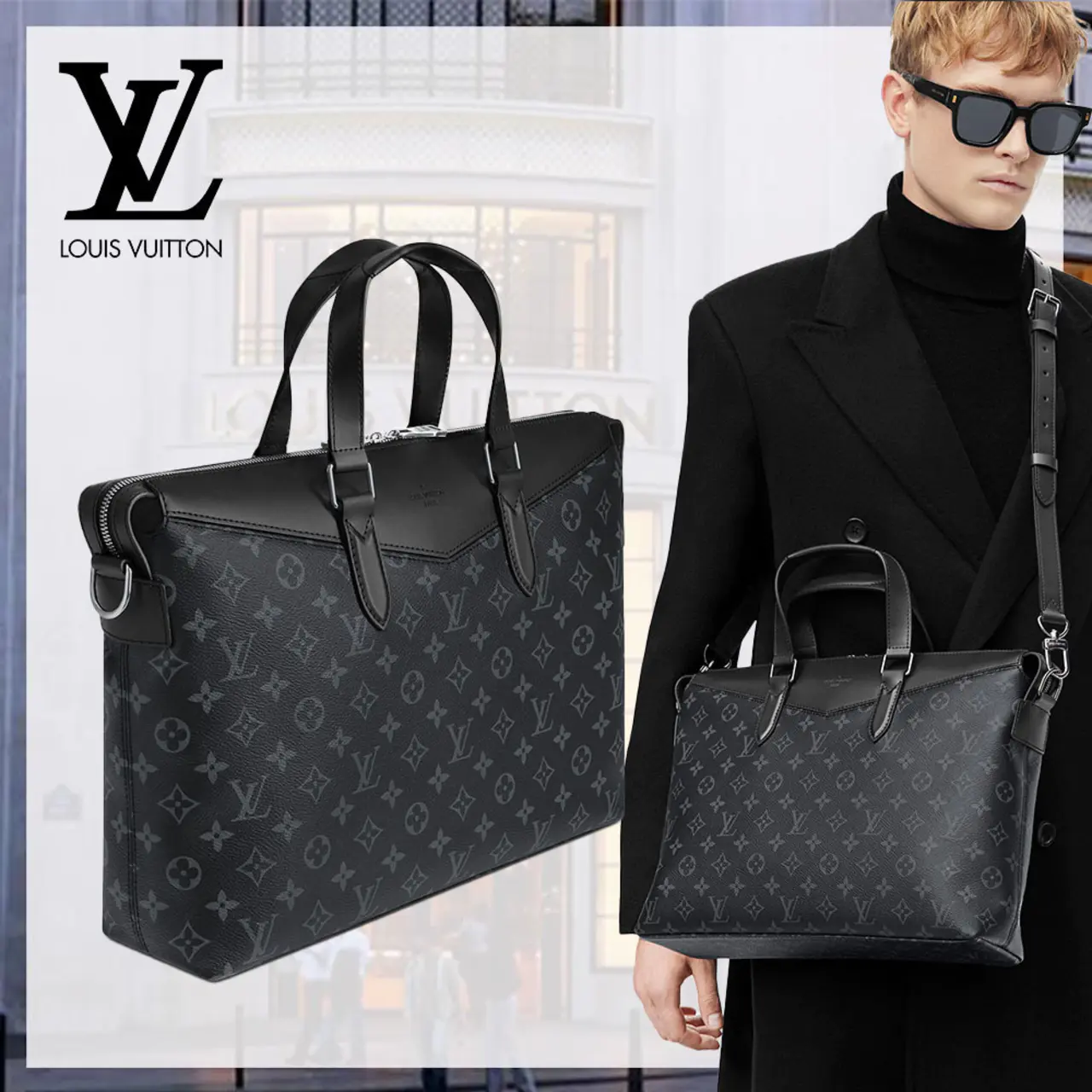 【大人気★】ルイ・ヴィトン エクスプローラー ビジネスバッグ M40566