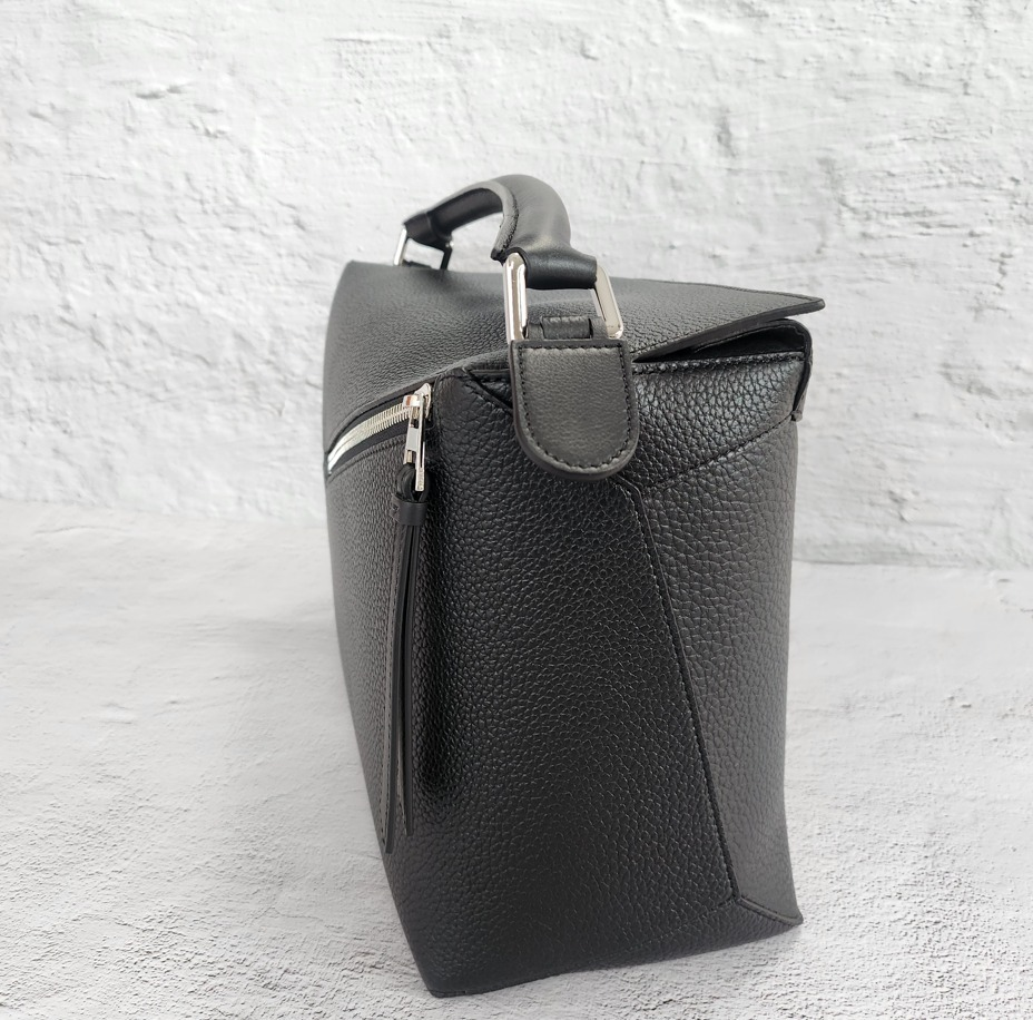 ★送料・関税込★LOEWE★ロエベ ロゴ ラージ パズルバッグ★BK