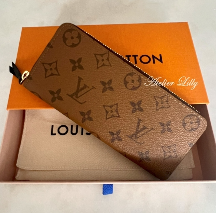 【LOUIS VUITTON】シンプル薄型モデル☆人気 クレマンス 長財布