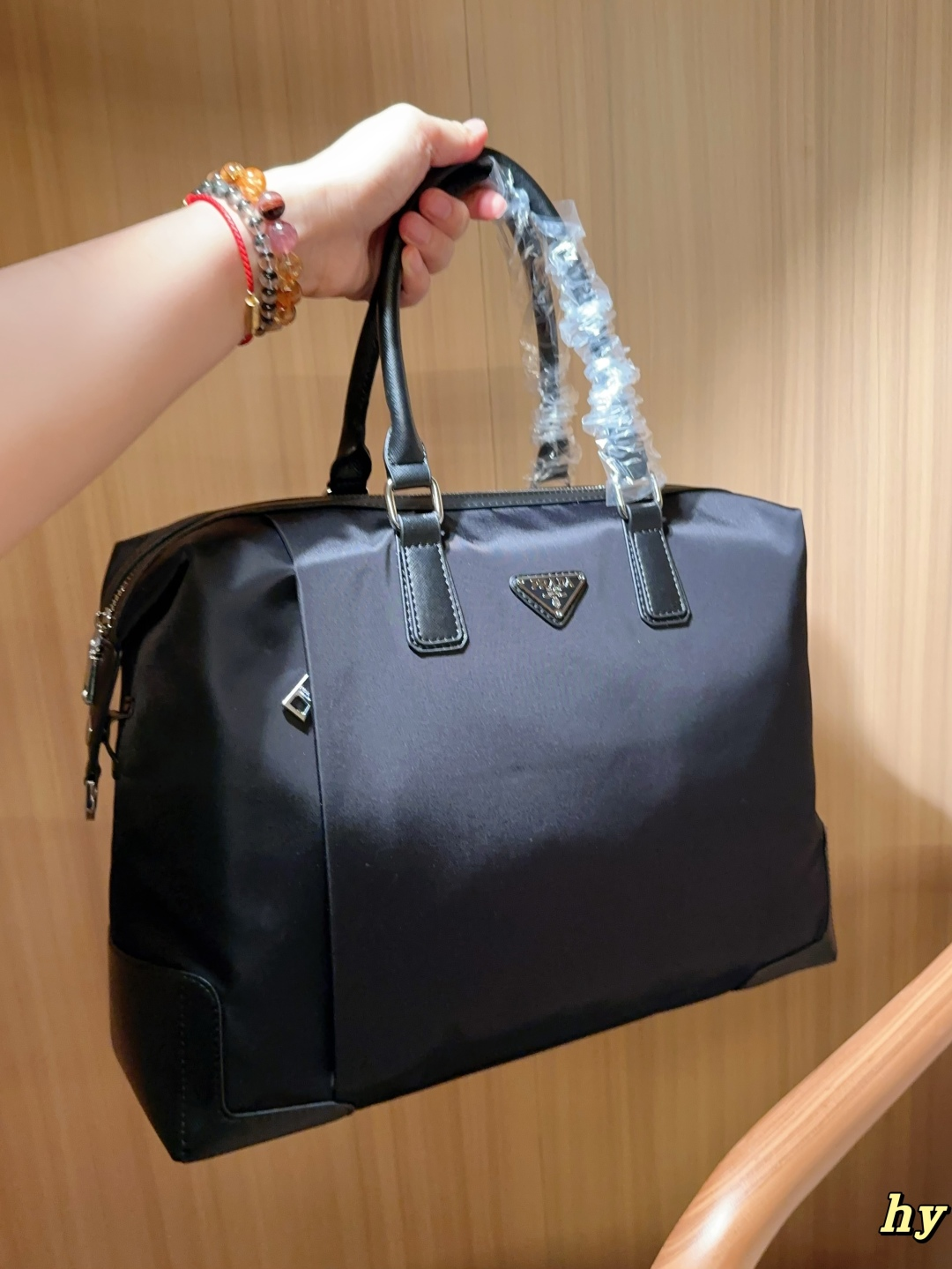 【セール】PRADA プラダ ストラップ付き ナイロン トート 1BG189