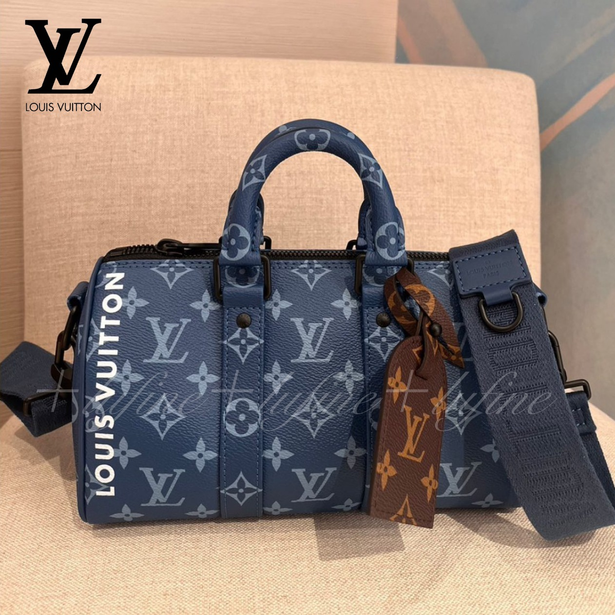 【内側までおしゃれ☆】ルイヴィトン キーポル 25 ショルダー