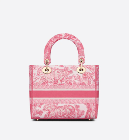 追跡付き発送【Dior】LADY D-LITE ミディアムバッグ