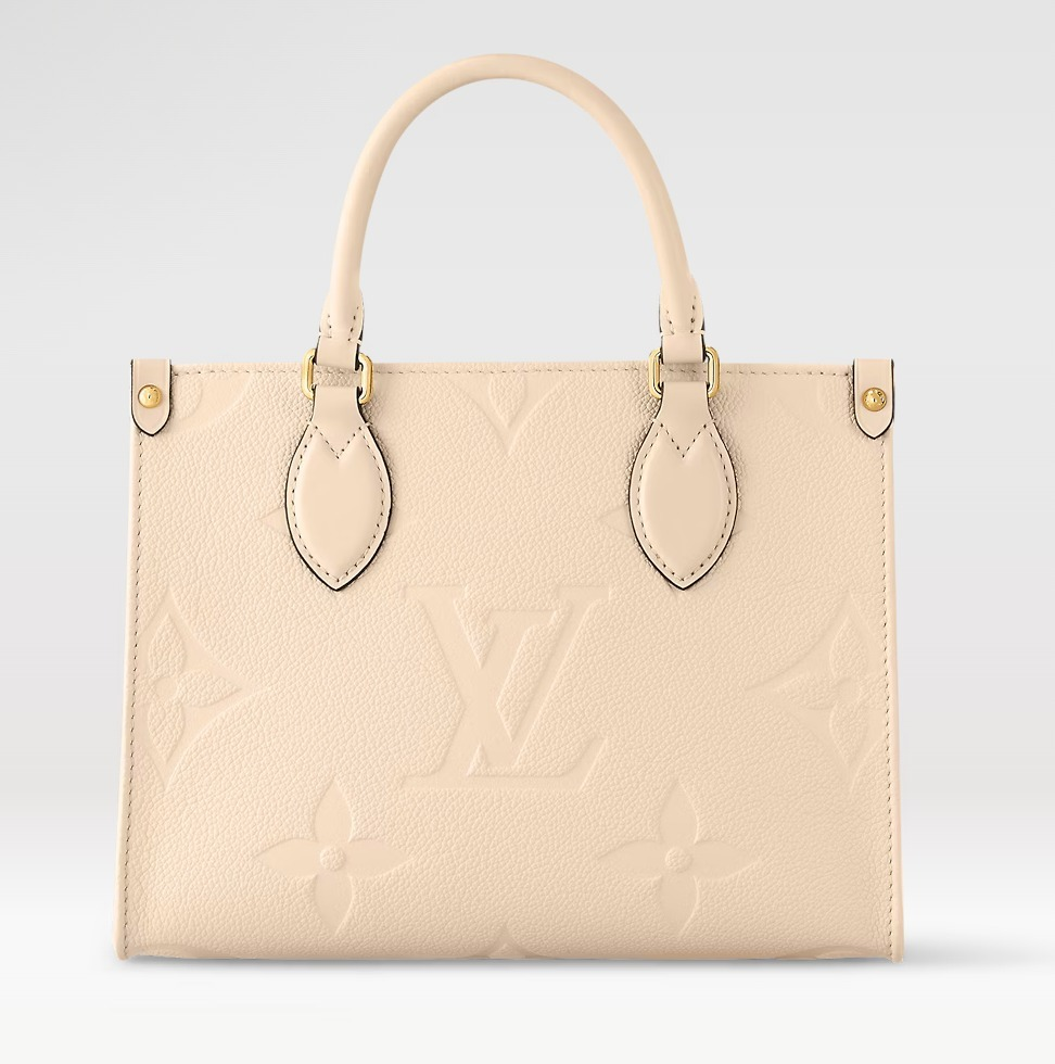 使いやすいサイズ♪ Louis Vuitton オンザゴー PM 3色