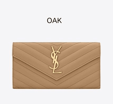 【Saint Laurent】定番！モノグラム キルティングレザー 長財布