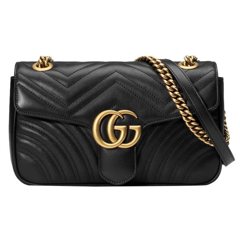 GG(グッチ)〔GGマーモント〕キルティング スモール ショルダーバッグ