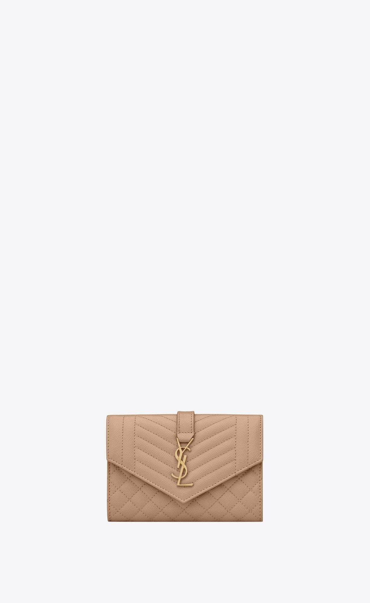 MONOGRAMsmallMIXMATELASSÉグレインエンボスレザー封筒ウォレット