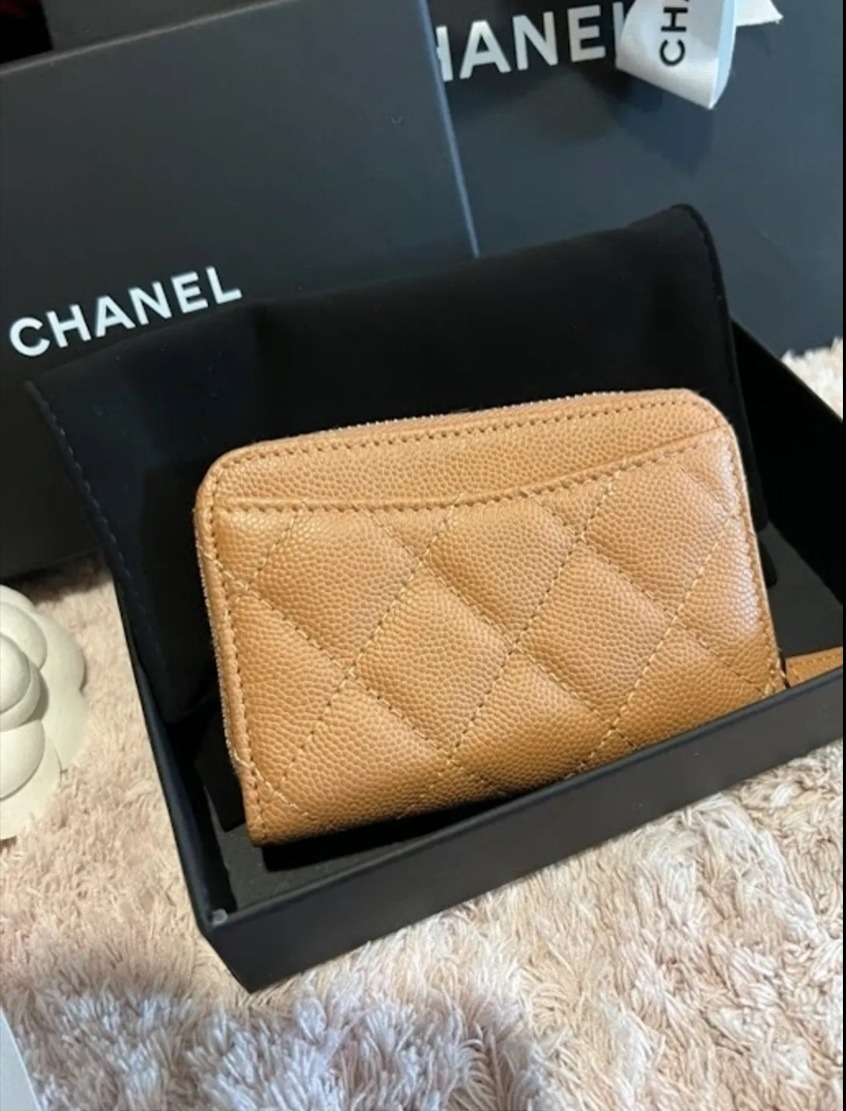 【定番&大人気♪】CHANEL ジップコインパース 折りたたみ財布