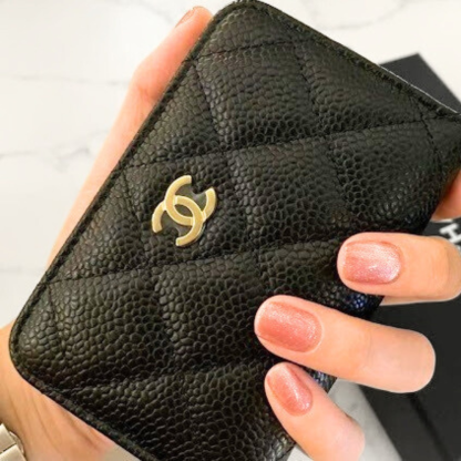 【定番&大人気♪】CHANEL ジップコインパース 折りたたみ財布