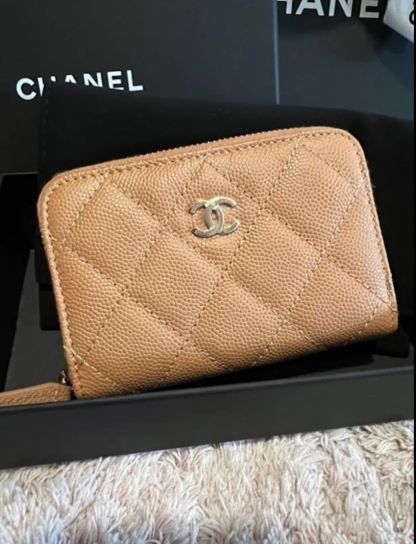 【定番&大人気♪】CHANEL ジップコインパース 折りたたみ財布