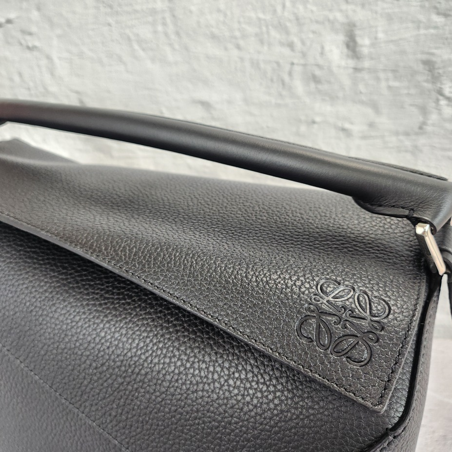 ★送料・関税込★LOEWE★ロエベ ロゴ ラージ パズルバッグ★BK