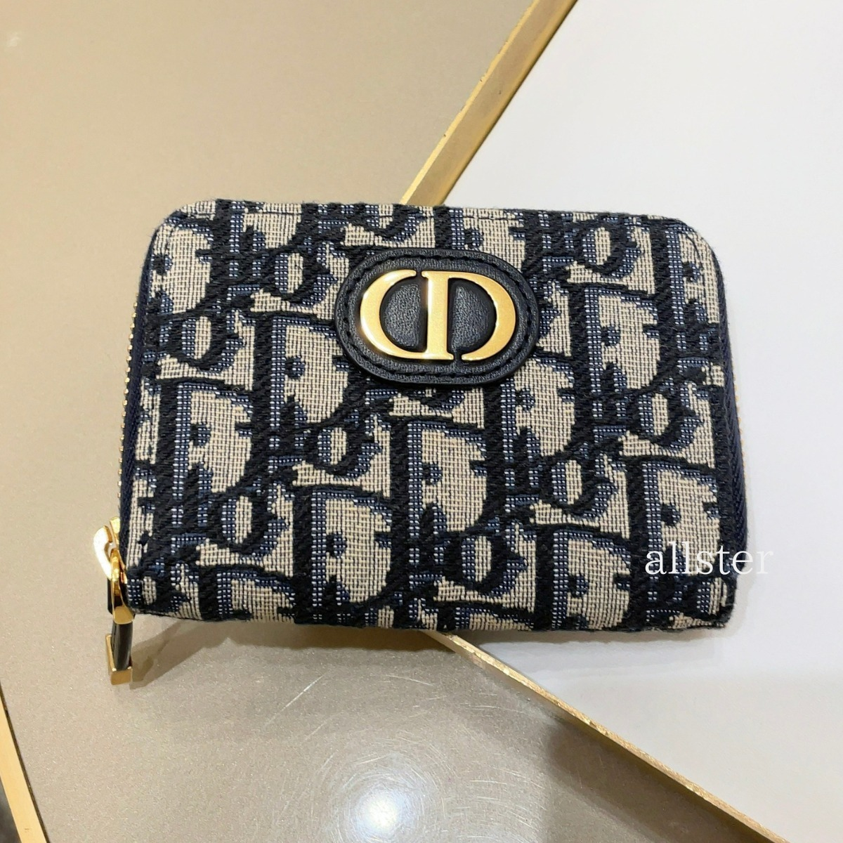 【DIOR】ディオール オブリーク ラウンドジップ コインケース