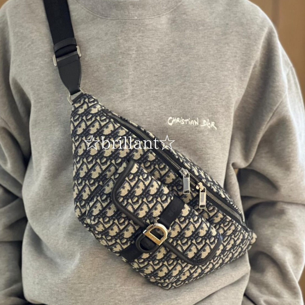 【新作☆】 Dior 8 ベルトバッグ　ブラック