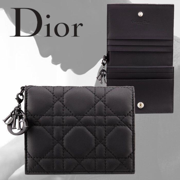 安心追跡付 直営店買付 Dior ミニ レディ ディオール ウォレット