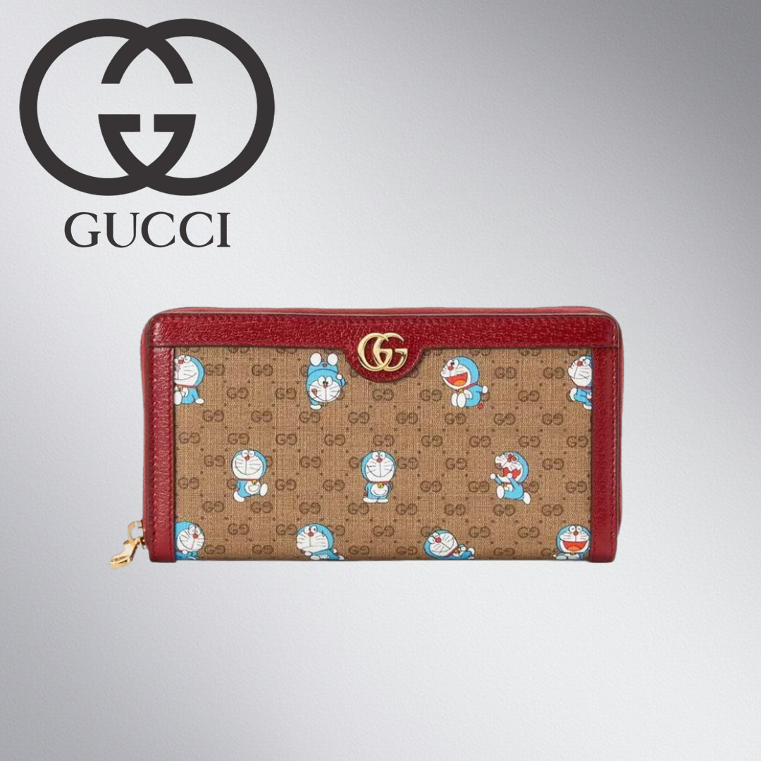 DORAEMON X GUCCI ジップアラウンドウォレット