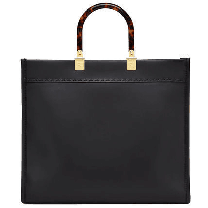 国内即発☆FENDI サンシャイン ミディアム トート バッグ レザー